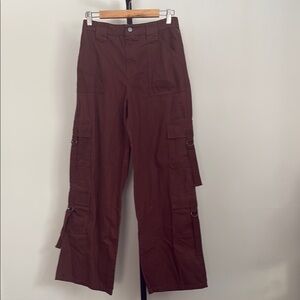 Women's Brown Cargo Pants